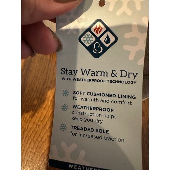 Bare Traps Women's Kalina Waterproof Snow Boots Gray Size 5.5 NWOB - Picture 12 of 12